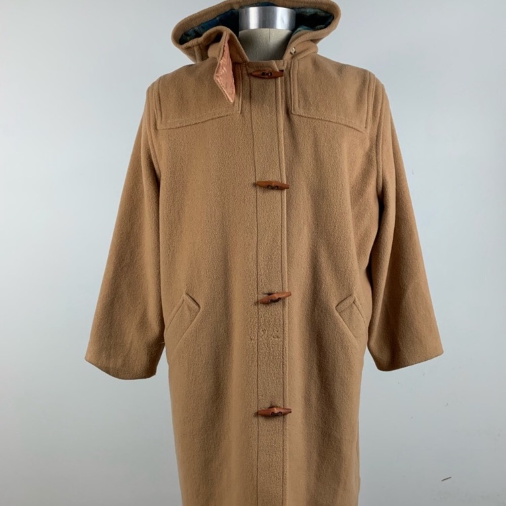 Long Camel brown Pea Coat